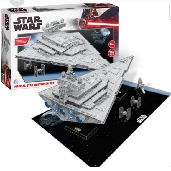 Other - New star wars imperial star destroyer, imperial shuttle &2 tie fighters3…